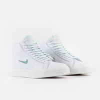 Nike SB Blazer Mid Premium Shoes - White / Glacier Ice - White - Summit White thumbnail