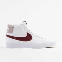 Nike SB Blazer Mid Premium Shoes - White / Team Red thumbnail