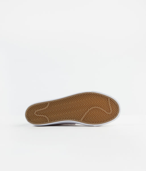 Nike SB Blazer Mid Premium Shoes - White / Team Red | Flatspot
