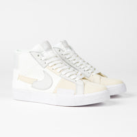 Nike SB Blazer Mid Premium Shoes - White / White - White - Summit White thumbnail