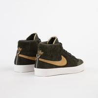 Nike SB Club 58 Blazer Mid QS Shoes - Sequoia / Flat Gold thumbnail