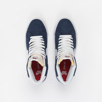 Nike SB Blazer Mid Shoes - Navy / White - Black - University Red thumbnail