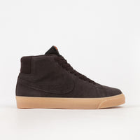 Nike SB Blazer Mid Shoes - Velvet Brown / Velvet Brown - Cinder Orange thumbnail