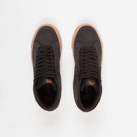 Nike SB Blazer Mid Shoes - Velvet Brown / Velvet Brown - Cinder Orange thumbnail