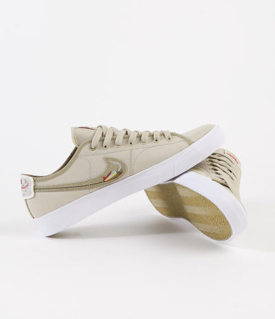 Nike SB Blazer Court DVDL Shoes - Grain / Parachute Beige - Light Bone - Sail