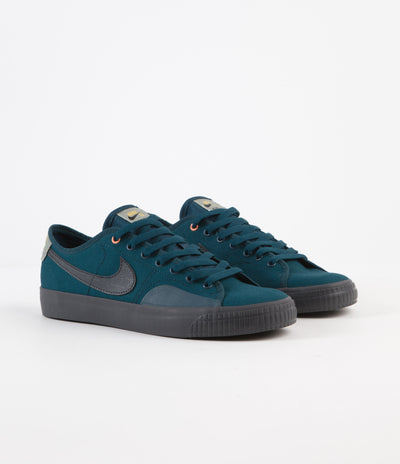 Nike SB Blazer Court DVDL Shoes - Midnight Turquoise / Midnight Turquoise - Jade Horizon