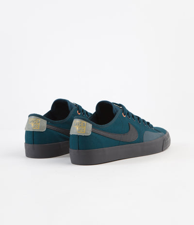 Nike SB Blazer Court DVDL Shoes - Midnight Turquoise / Midnight Turquoise - Jade Horizon