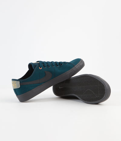 Nike SB Blazer Court DVDL Shoes - Midnight Turquoise / Midnight Turquoise - Jade Horizon