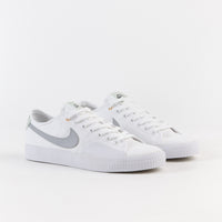 Nike SB Blazer Court DVDL Shoes - White / Wolf Grey - White - Barely Green thumbnail