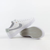 Nike SB Blazer Court DVDL Shoes - White / Wolf Grey - White - Barely Green thumbnail