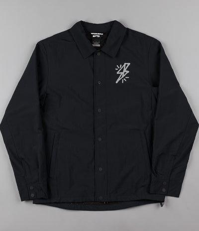 Nike SB Bolt Coaches Jacket - Black / Reflective Silver