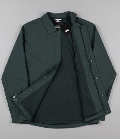 Nike SB Bolt Coaches Jacket - Seaweed / Reflective Black