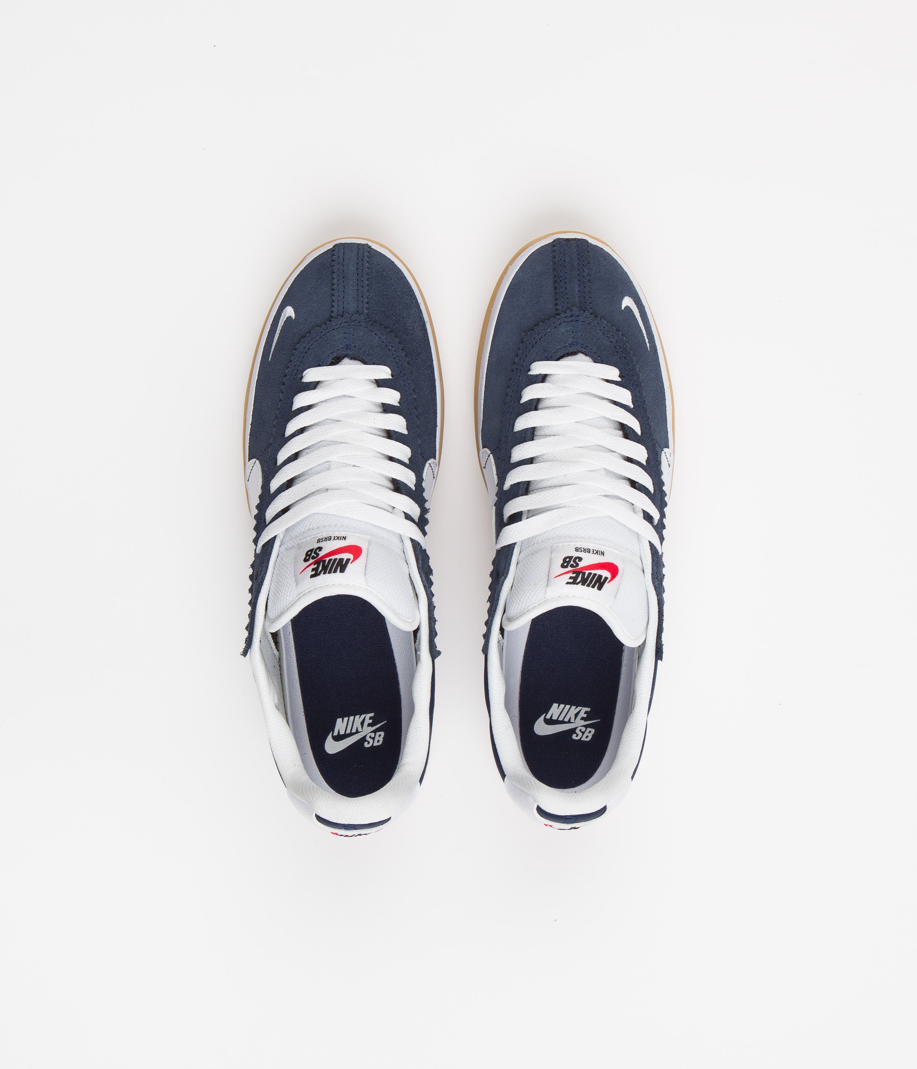 Nike SB BRSB Shoes - Navy / White - Navy - University Red | Flatspot