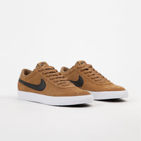 Nike SB Bruin Premium SE Shoes - Golden Beige / Black - White - Black thumbnail