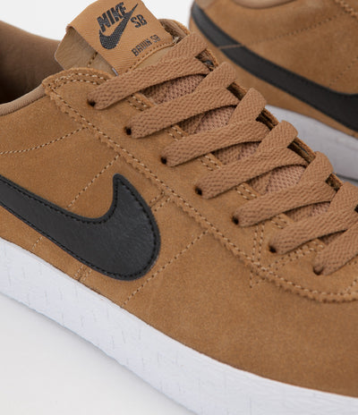 Nike SB Bruin Premium SE Shoes - Golden Beige / Black - White - Black