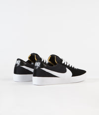 Nike SB Bruin React Skate Shoes, black/white, size 8 in mens, shops 9.5 in wnns,