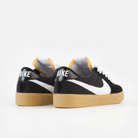 Nike SB Bruin React Shoes - Black / White - Black - Gum Light Brown thumbnail