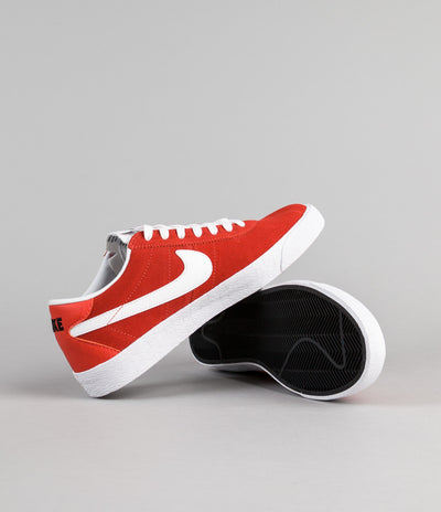 Nike SB Bruin Shoes - Max Orange / White - White - Black