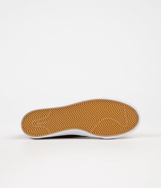 Nike SB Bruin Ultra Shoes - Black / White - Gum Light Brown | Flatspot