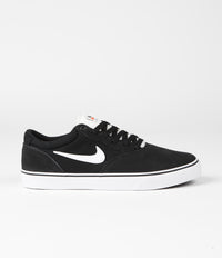 Nike SB Chron 2 Shoes - Black / White - Black - Sail