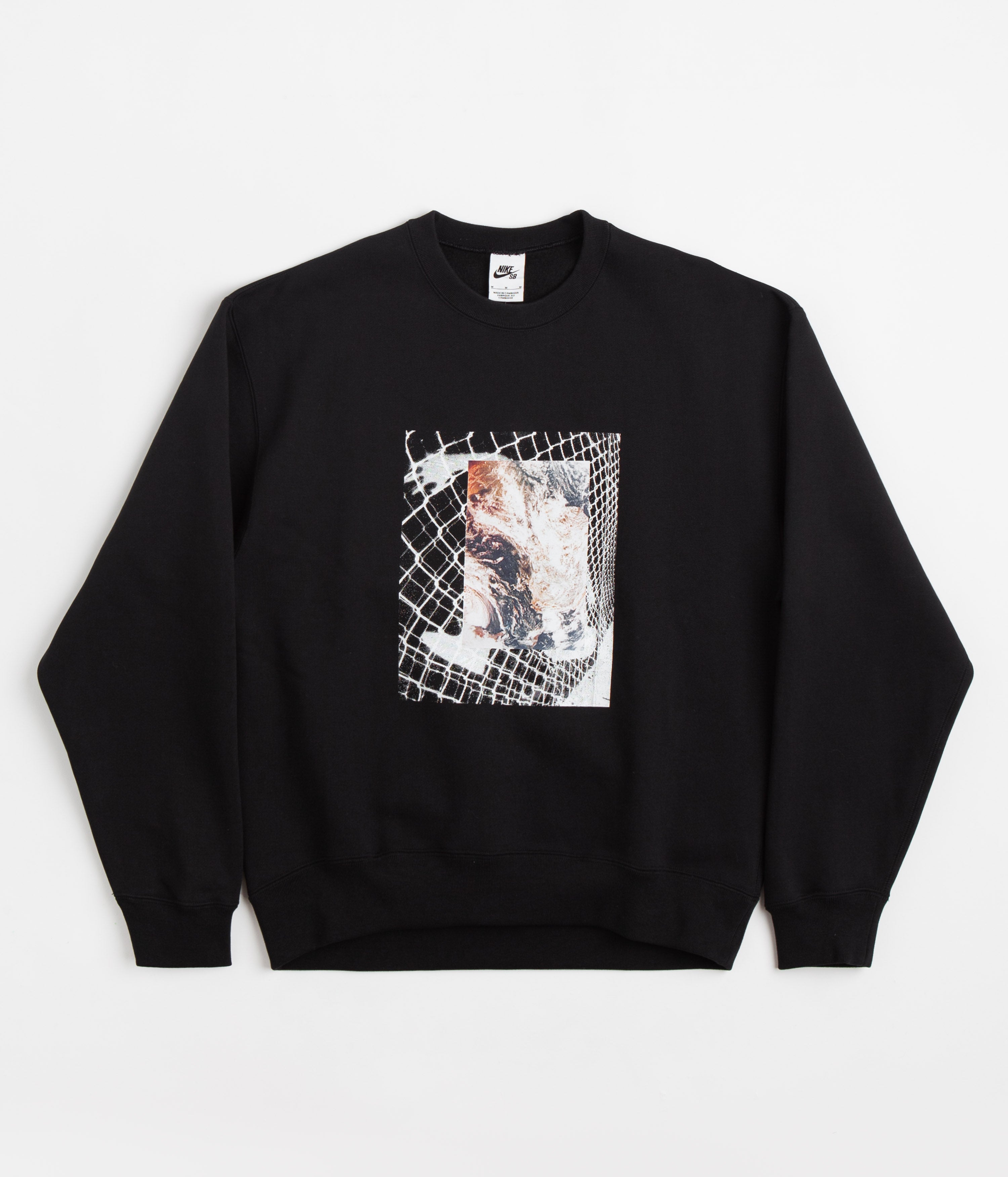 Nike SB City Border Crewneck Sweatshirt - Black | Flatspot