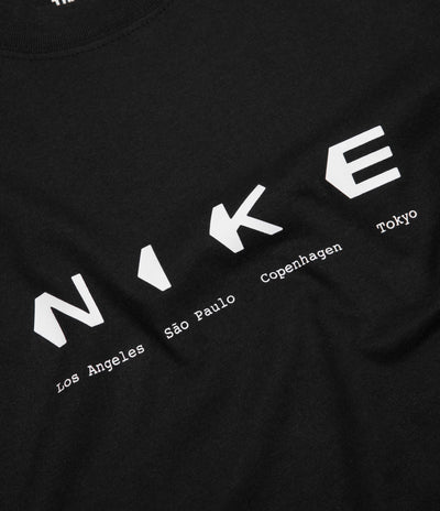 Nike SB City Info T-Shirt - Black