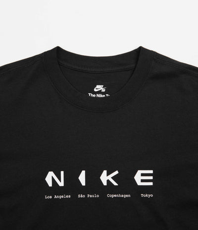 Nike SB City Info T-Shirt - Black