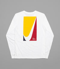 Nike SB Colour Block Long Sleeve T-Shirt - White