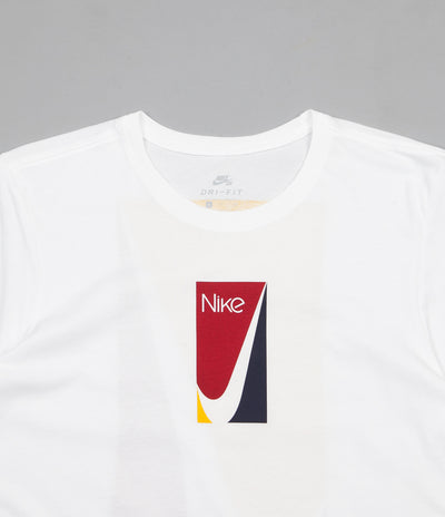 Nike SB Colour Block Long Sleeve T-Shirt - White