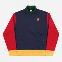 Nike SB Court 1/2 Zip Sweatshirt - Midnight Navy / Gym Red / Pollen thumbnail