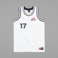 Nike SB Court Jersey Vest - White / Obsidian thumbnail