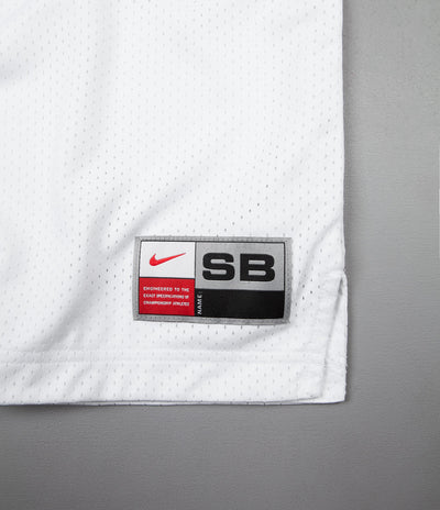 Nike SB Court Jersey Vest - White / Obsidian