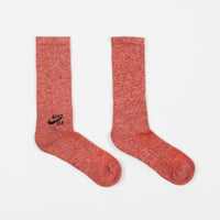 Nike SB Crew Socks (2 Pair) - Orange Multicolour thumbnail