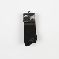 Nike SB Crew Socks (3 pair) - Black / Anthracite thumbnail