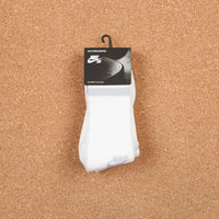 Nike SB Crew Socks (3 pair) - White thumbnail