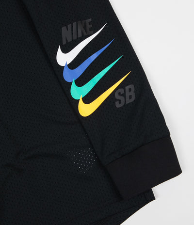 Nike SB Dri-Fit Long Sleeve T-Shirt - Black / Black