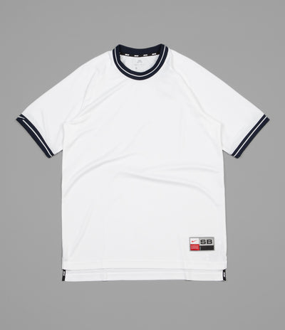 Nike SB Dri-FIT Mesh T-Shirt - White / Obsidian