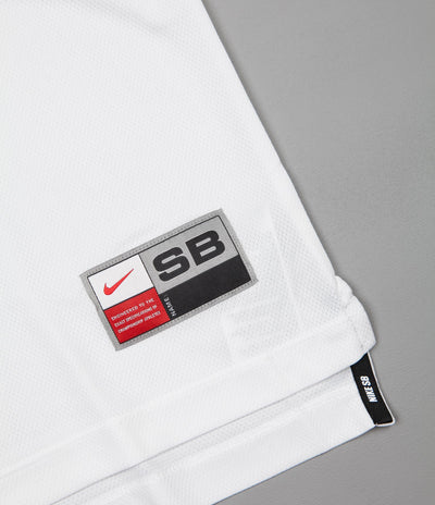 Nike SB Dri-FIT Mesh T-Shirt - White / Obsidian