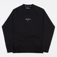 Nike SB Dry Everett Crewneck Sweatshirt - Black / Solar Red thumbnail