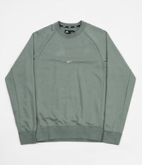 Nike SB Dry Everett Crewneck Sweatshirt - Clay Green / White