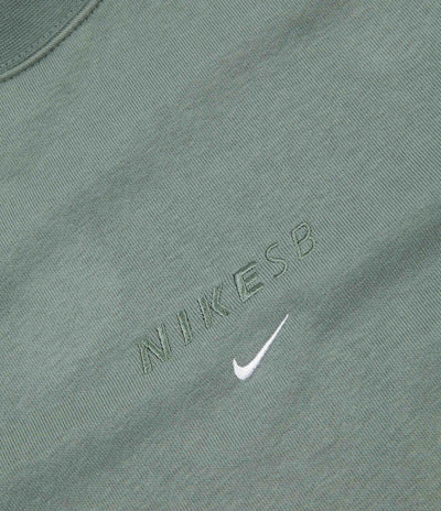 Nike SB Dry Everett Crewneck Sweatshirt - Clay Green / White