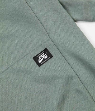 Nike SB Dry Everett Crewneck Sweatshirt - Clay Green / White