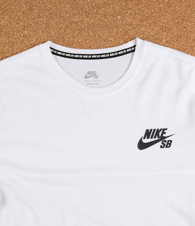 Nike SB Dry T-Shirt - White / Black