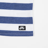 Nike SB Dry T-Shirt - White / Deep Royal Blue thumbnail