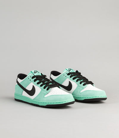 Nike SB Dunk Low Pro Ishod Wair Shoes - Green Glow / Black - Summit White