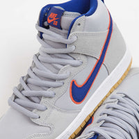 Nike SB Dunk High 'New York Mets' Premium Shoes - Cloud Grey / Rush Bl |  Flatspot