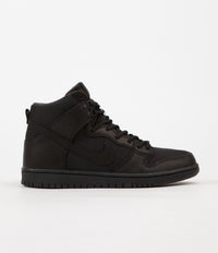 Nike SB Dunk High Pro Bota Shoes - Black / Black - Anthracite