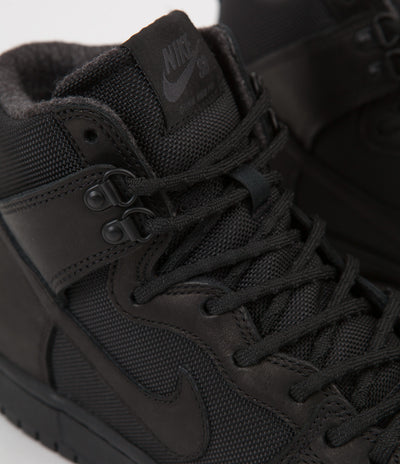 Nike SB Dunk High Pro Bota Shoes - Black / Black - Anthracite