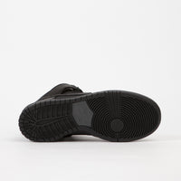 Nike SB Dunk High Pro Bota Shoes - Black / Black - Anthracite thumbnail