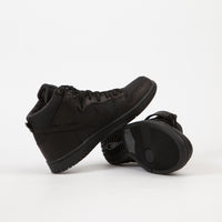 Nike SB Dunk High Pro Bota Shoes - Black / Black - Anthracite thumbnail